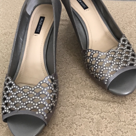 Alex Marie Peep Toe Wedges - Picture 5 of 5